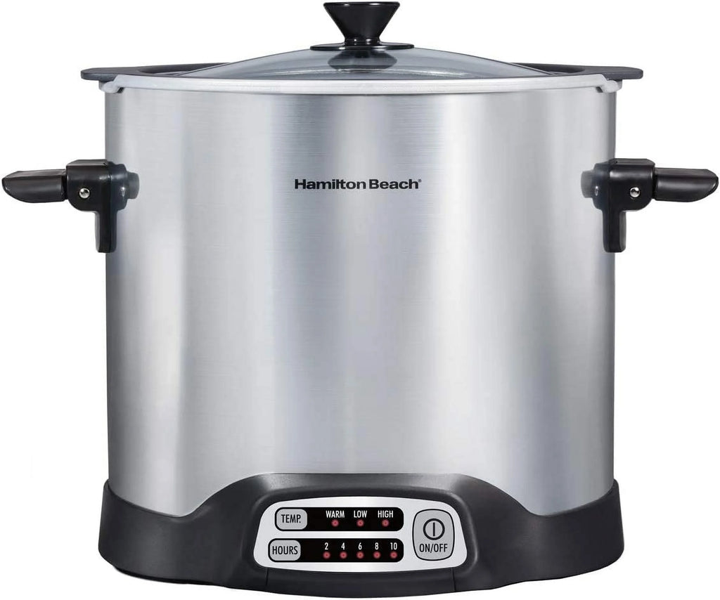 10 Quart Programmable Slow Cooker with Stovetop Safe Crock & 8 Quart Programmable Slow Cooker Y282