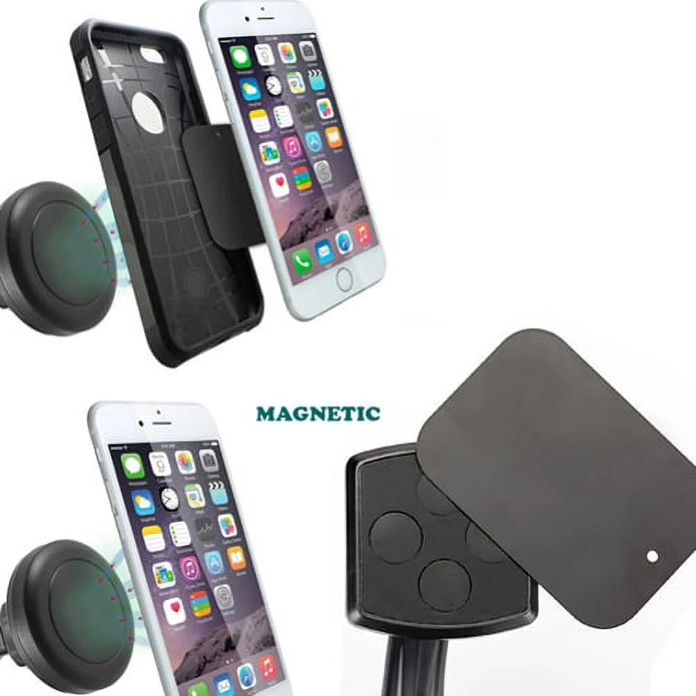 3.1A Type-C Car Charger & Magnetic Car Mount for Galaxy S24/Ultra/Plus C4066