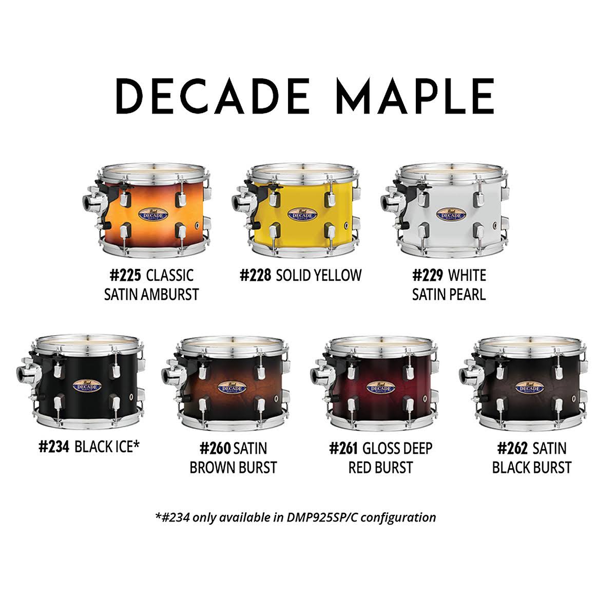 Satin Brown Burst Maple Floor Tom T25556