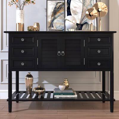 Black Console Table X8711