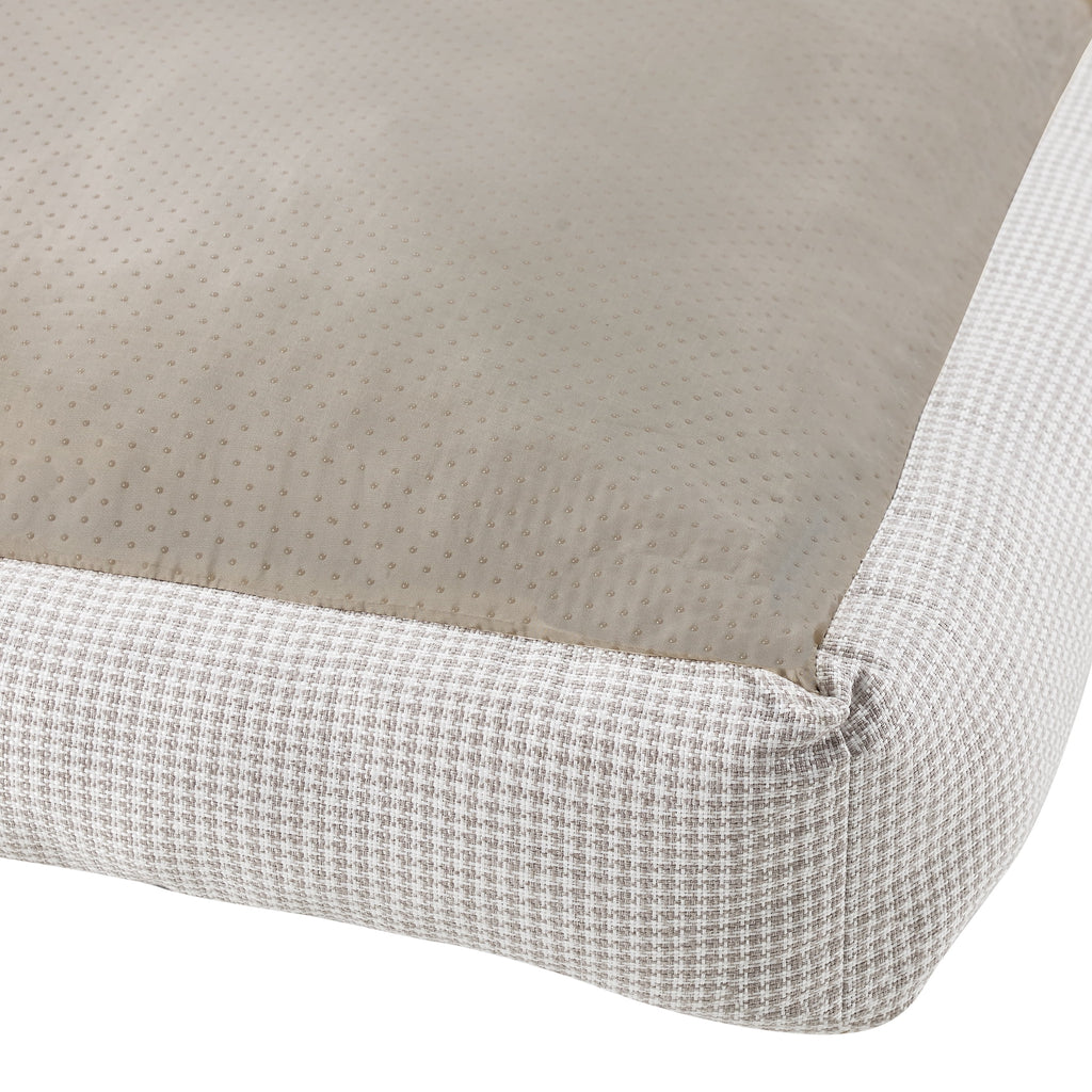 Brown Plaid Dog Bed J976