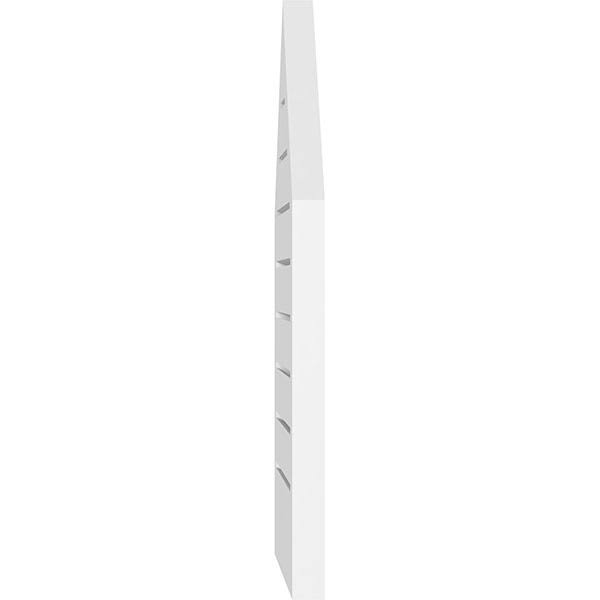 Peaked Top Surface Mount PVC Gable Vent U608277