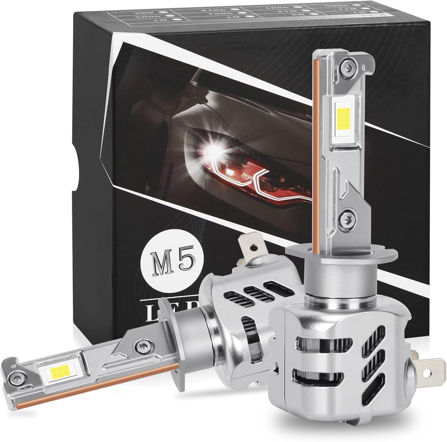9005 LED Headlight Bulbs 6000K Xenon White, 2 Pack C974487
