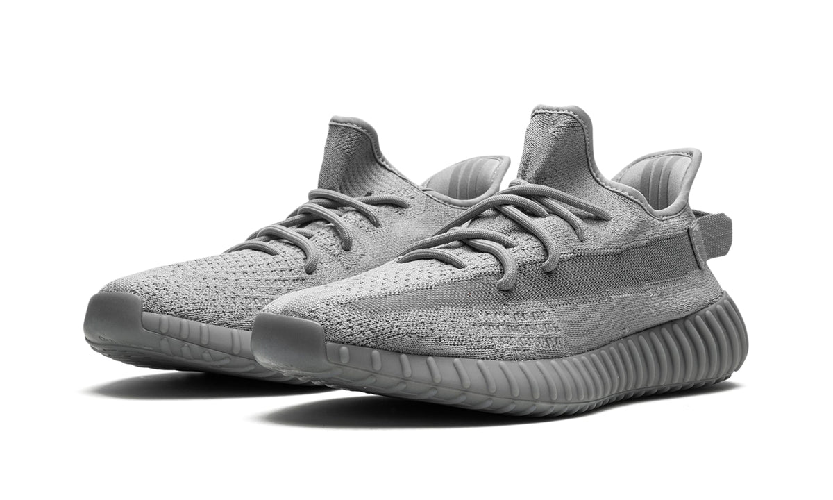 adidas Yeezy Boost 350 V2 Sneakers - Grey with Tonal Side Stripe