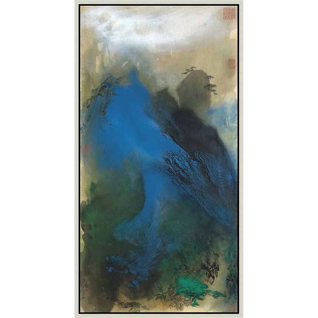 Silver Frame Giclee Print Chinese Painting A72055
