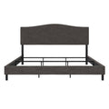 Grey King Upholstered Bed Frame P470874