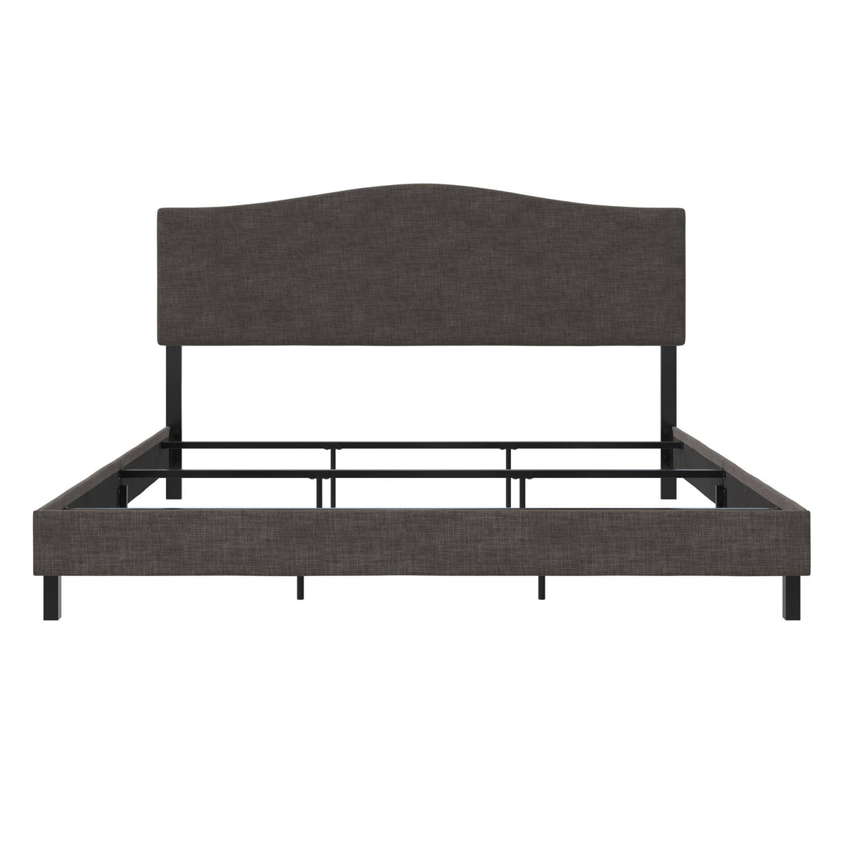 Grey King Upholstered Bed Frame P470874