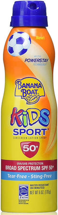 4 Pack Banana Boat Kids Sport Sunscreen Lotion Spray SPF 50+ 6 oz Z47997