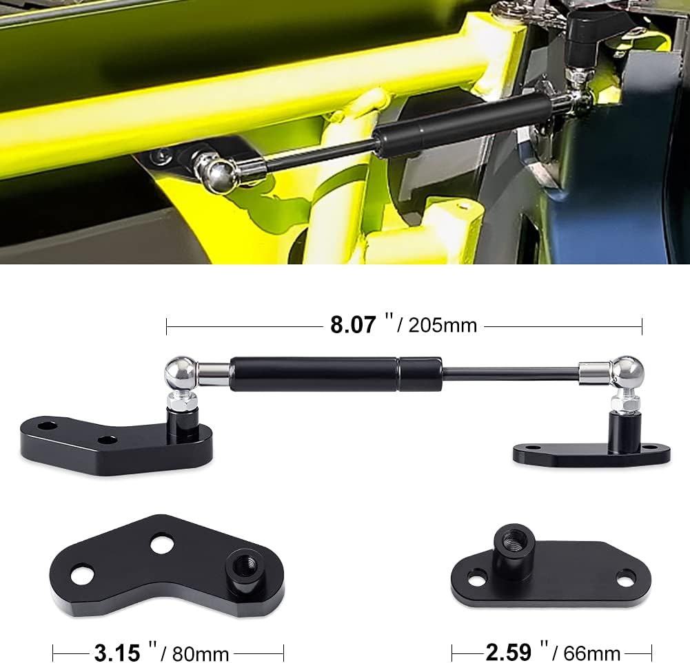 Door Shocks Struts for Can Am Maverick X3 and X3 Max Front and Rear Doors Pack of 2 D400