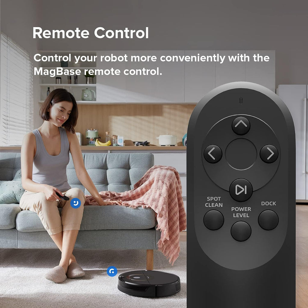 Black Robot Vacuum and Mop M2214