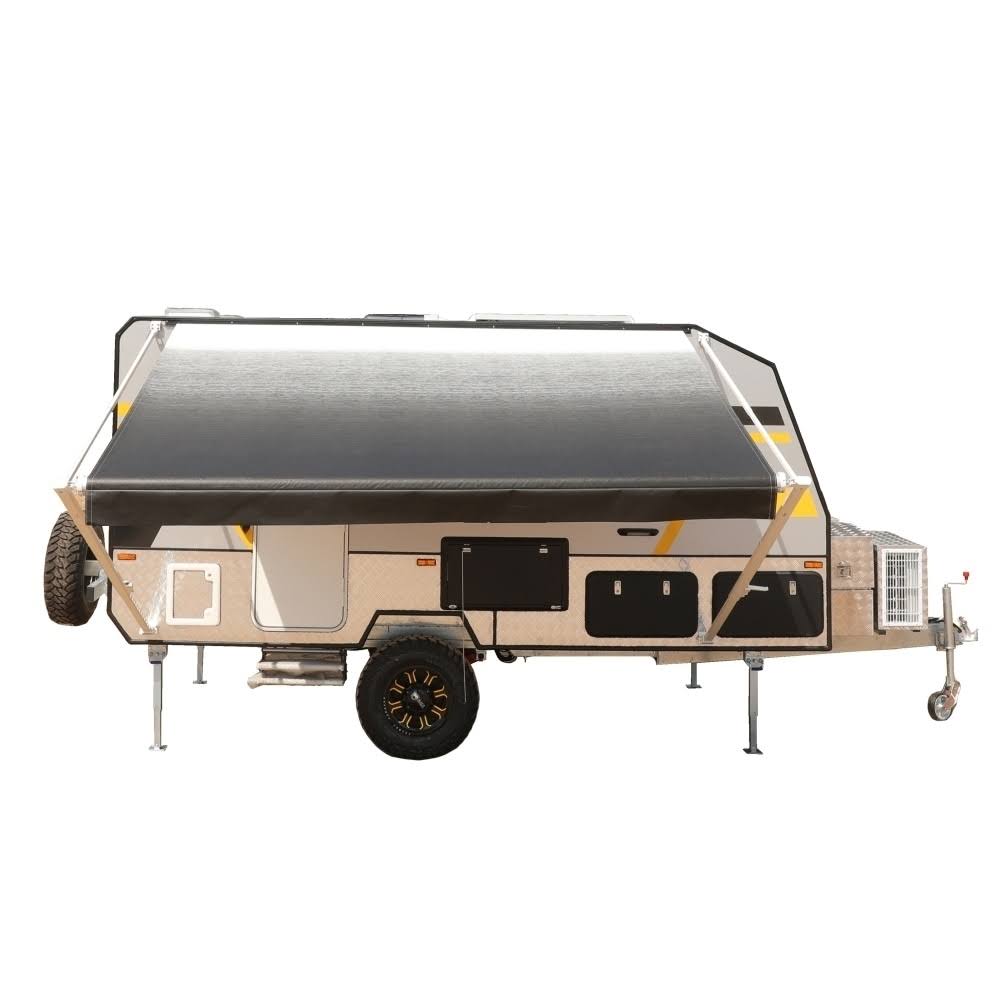 Brown Fade Retractable RV Patio Awning F20766