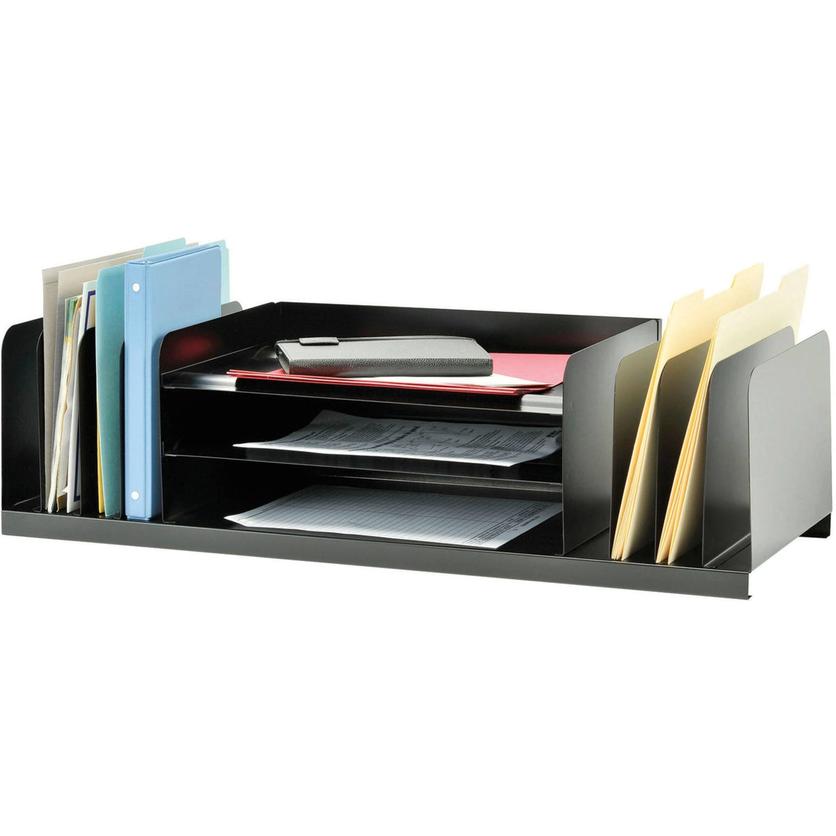 Black Steel Letter Sorter, 11 Compartments X58678