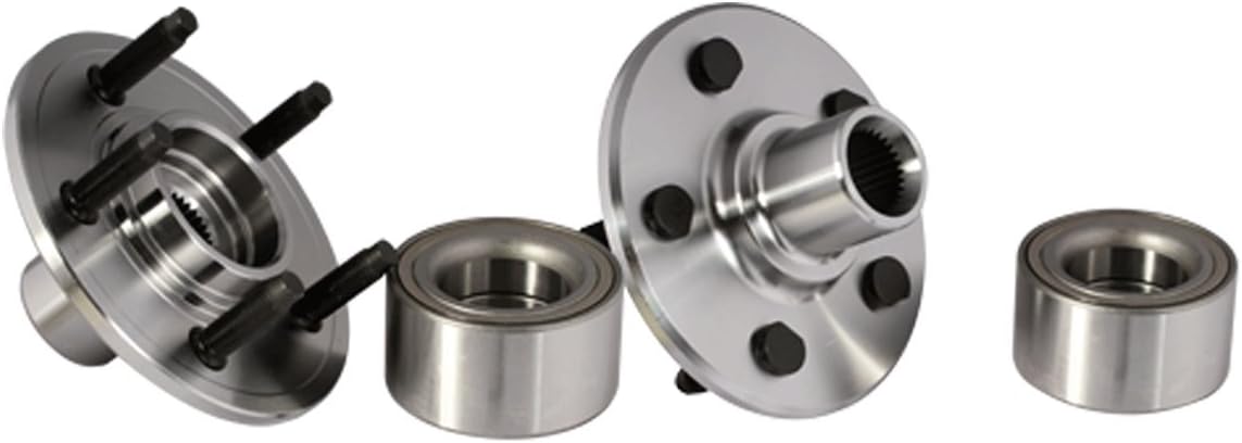 2 Pair Rear Wheel Hub Bearing Assemblies V203644