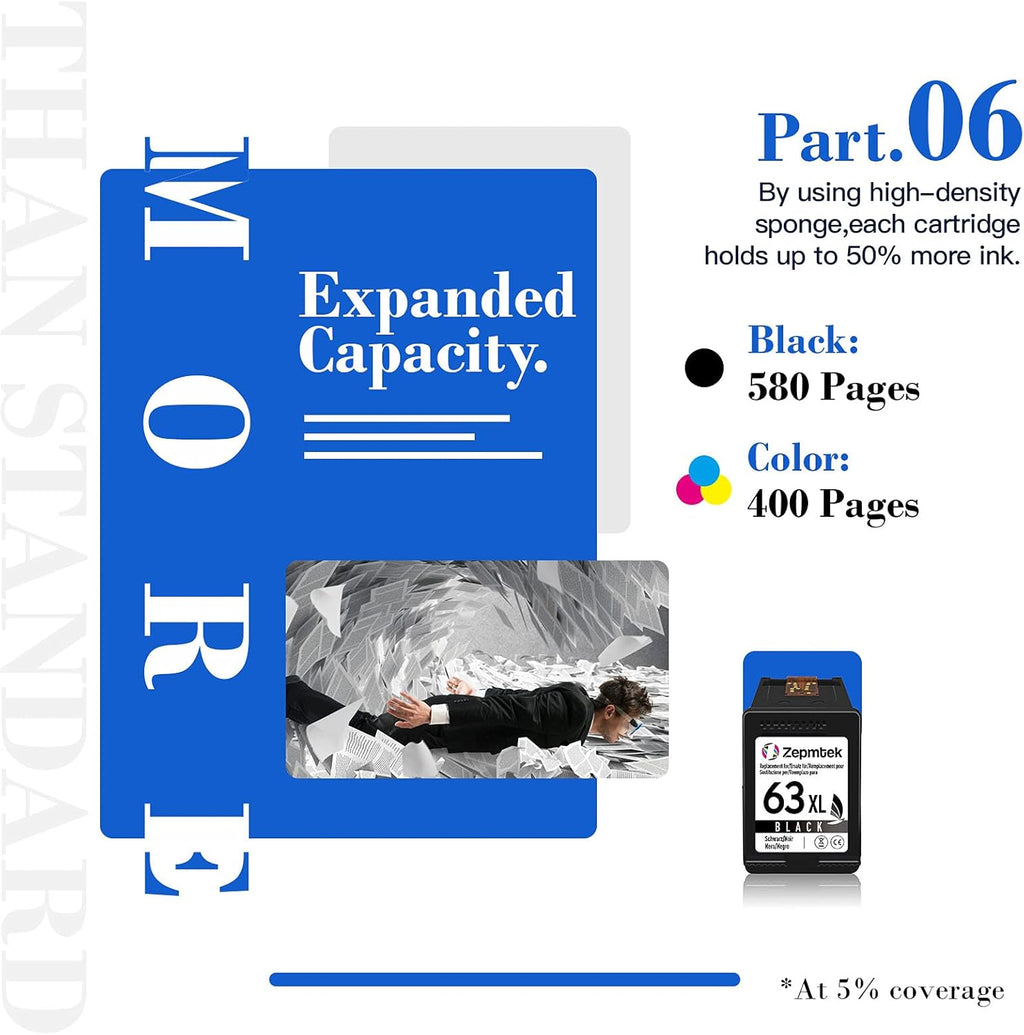 Remanufactured Ink Cartridge Pack of 2 (1 Black) V3846