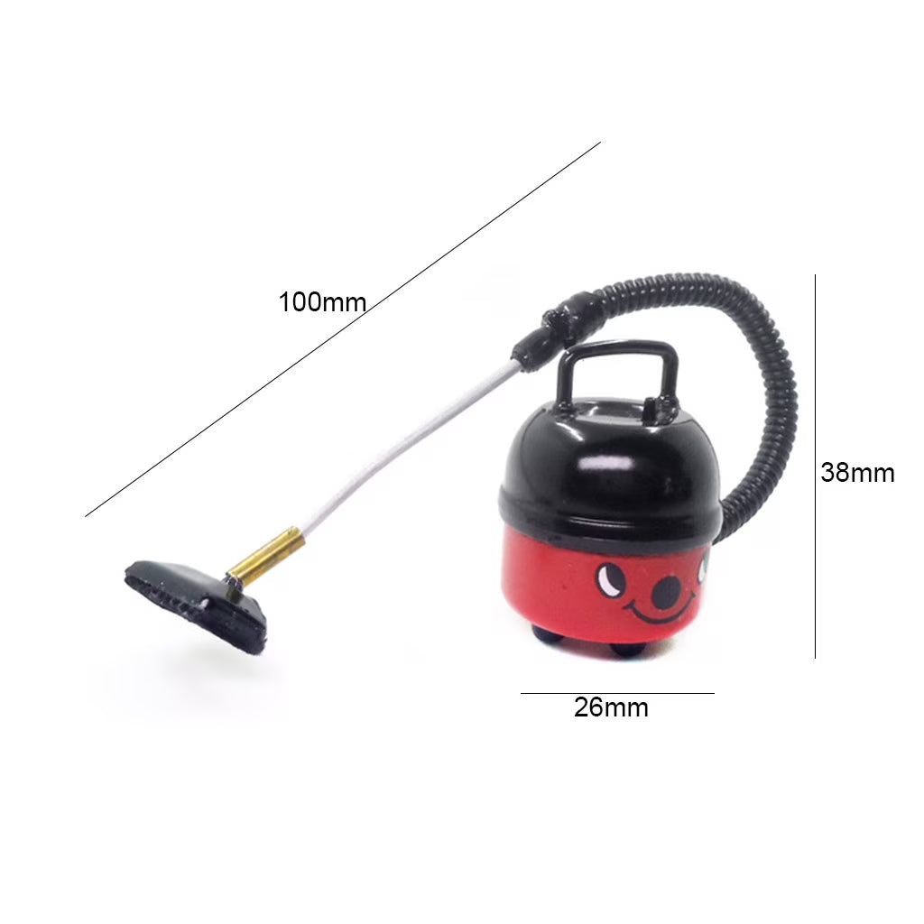 1:12 Miniature Vacuum Cleaner Dollhouse Decoration X410
