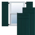 Black Composite Board-n-Batten Shutters Y3296