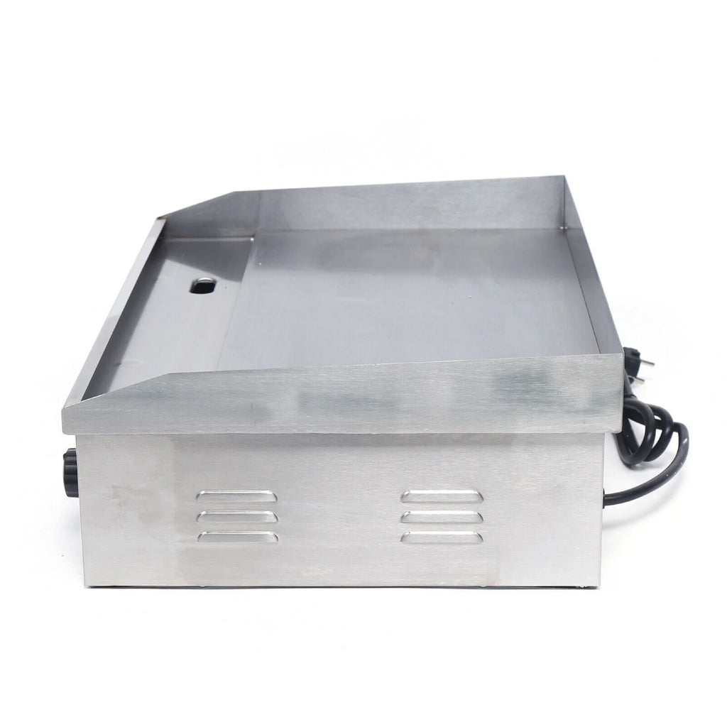 1600W Commercial Electric Griddle Stainless Steel Table Stove G187