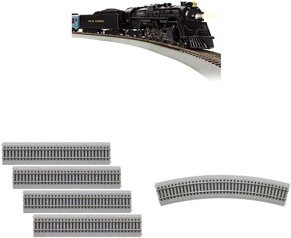 The Polar Express Electric HO Gauge Model Train Set with Remote and Bluetooth V8330
