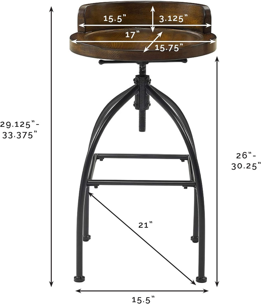 Natural Industrial Stool V533099