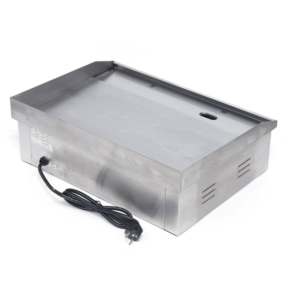 1600W Commercial Electric Griddle Stainless Steel Table Stove G187