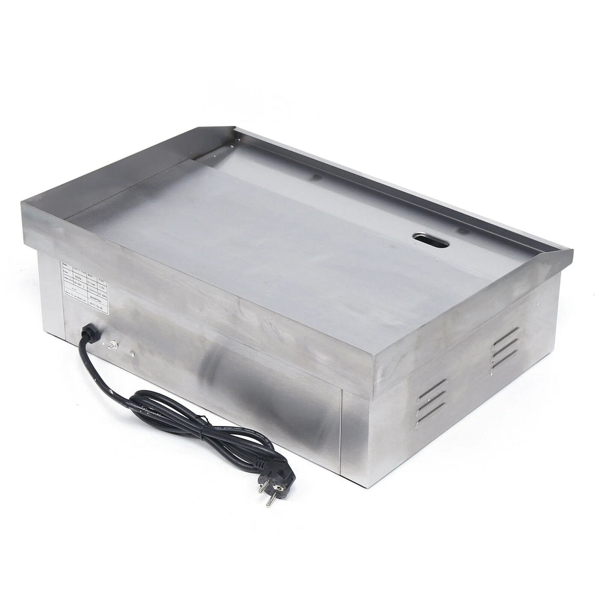 1600W Commercial Electric Griddle Stainless Steel Table Stove G187