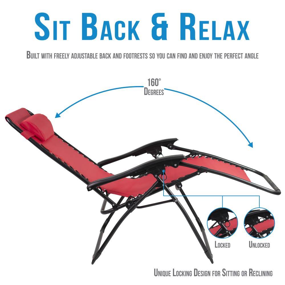 Red Folding Camping Chair M10787