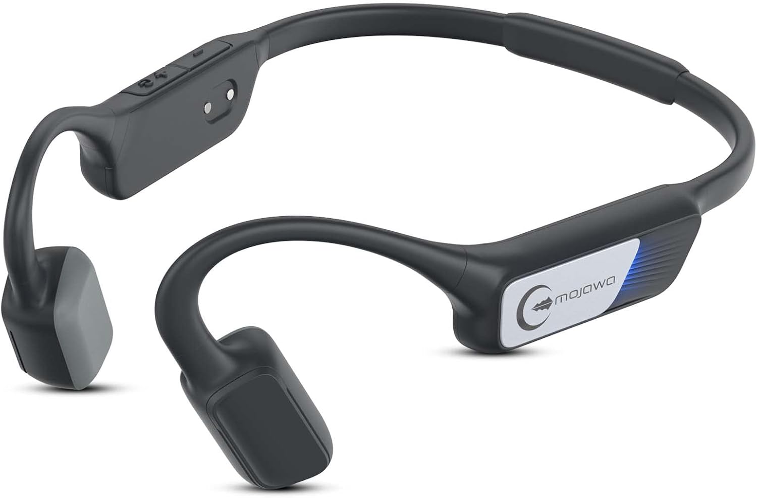 Grey Bone Conduction Open-Ear Wireless Bluetooth Headphones with Mic D99642