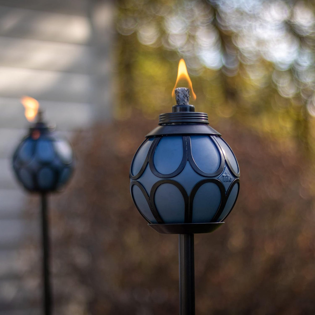 2-Pack 64 Inch Metal TIKI Torch K344
