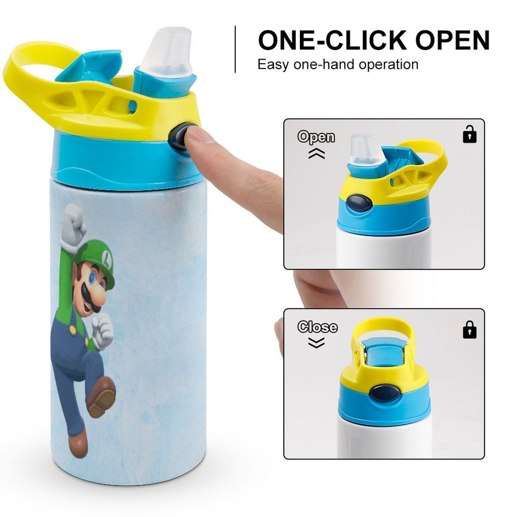 Insulated Stainless Steel Water Bottle with Straw Z755907