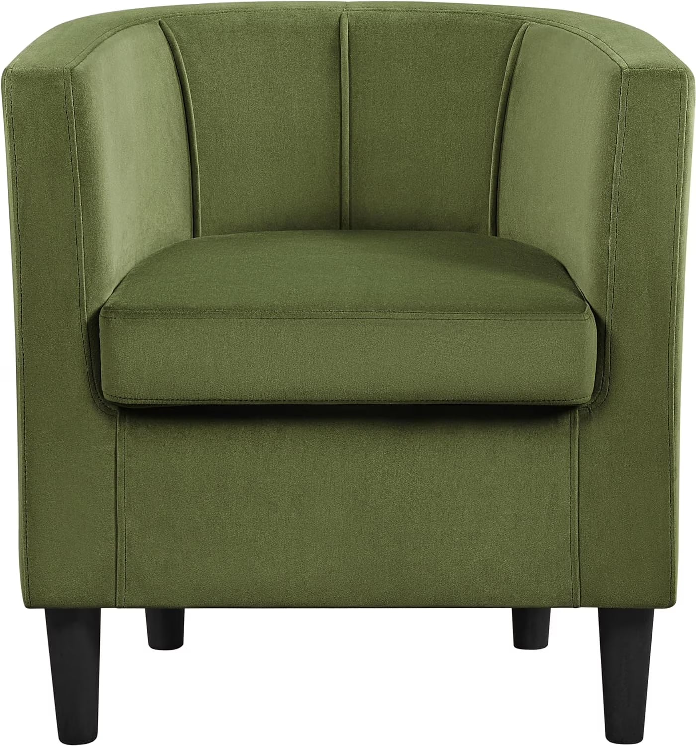 Olive Green Velvet Club Chair M7454