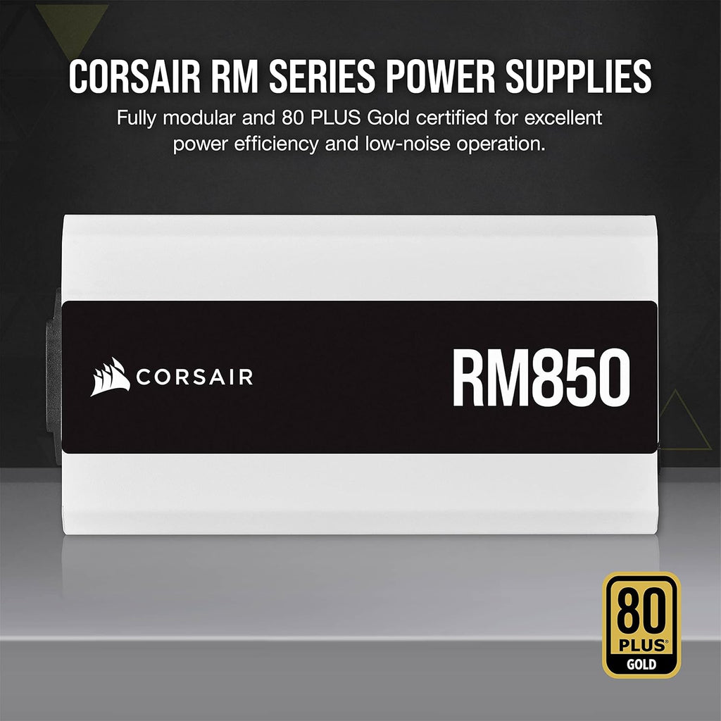 White 850 Watt Fully Modular Power Supply J792