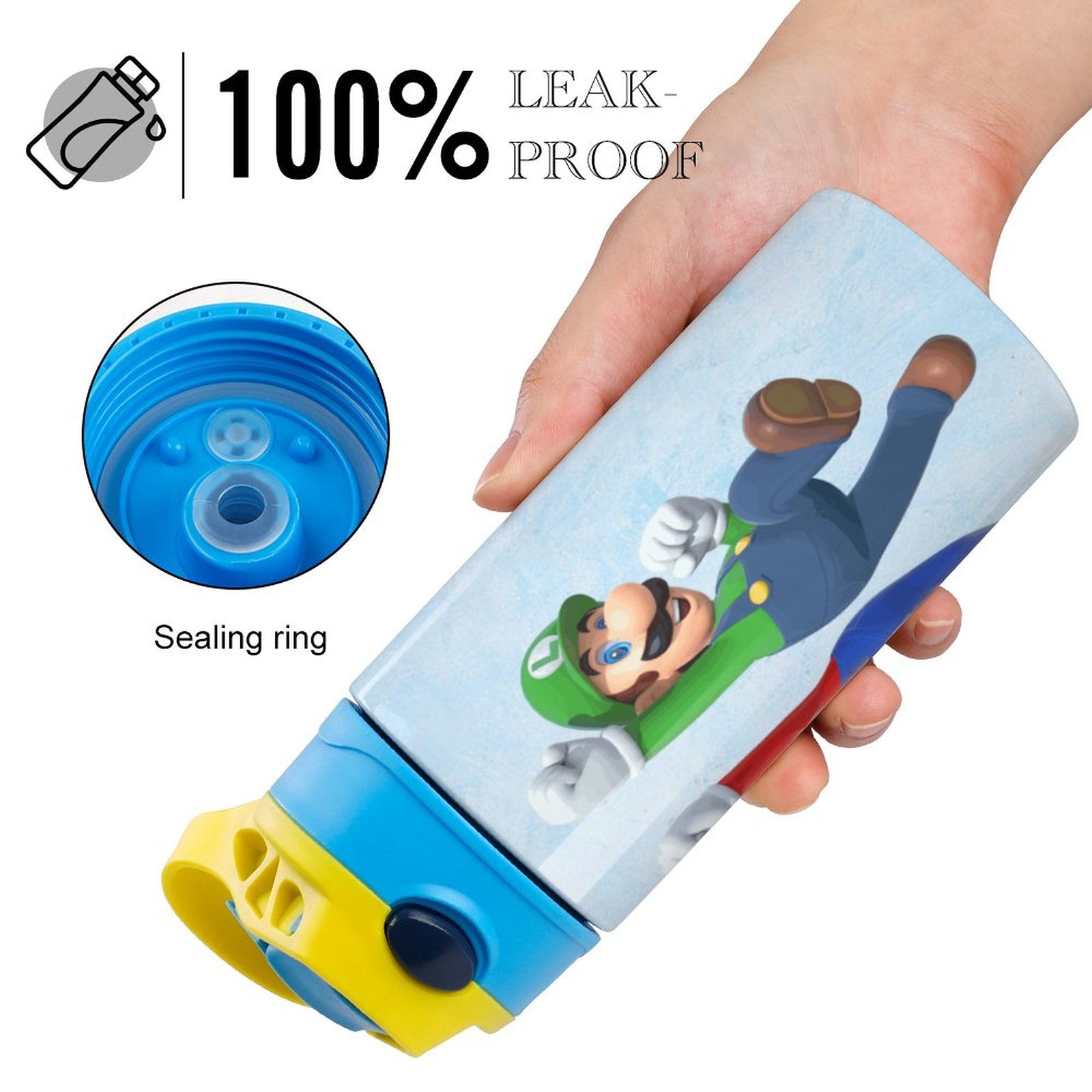 Insulated Stainless Steel Water Bottle with Straw Z755907
