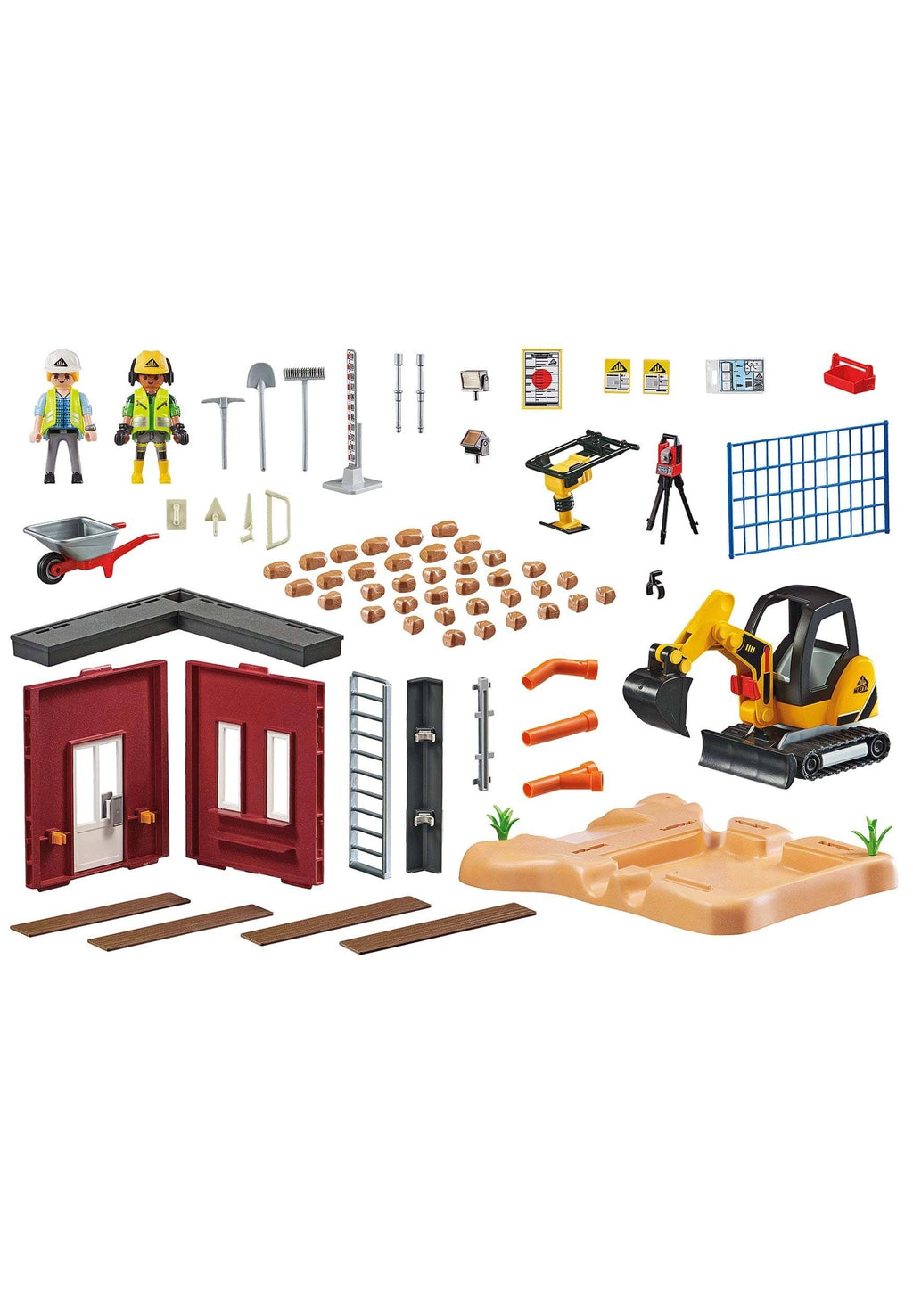 Mini Excavator with Building Section K86670