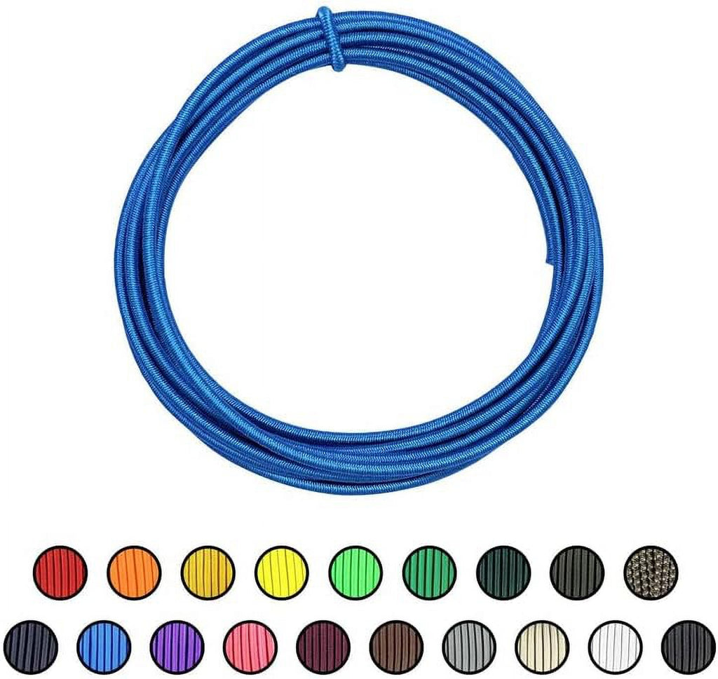 1/8" x 100ft Royal Blue Dacron Polyester Bungee Cord Q9368