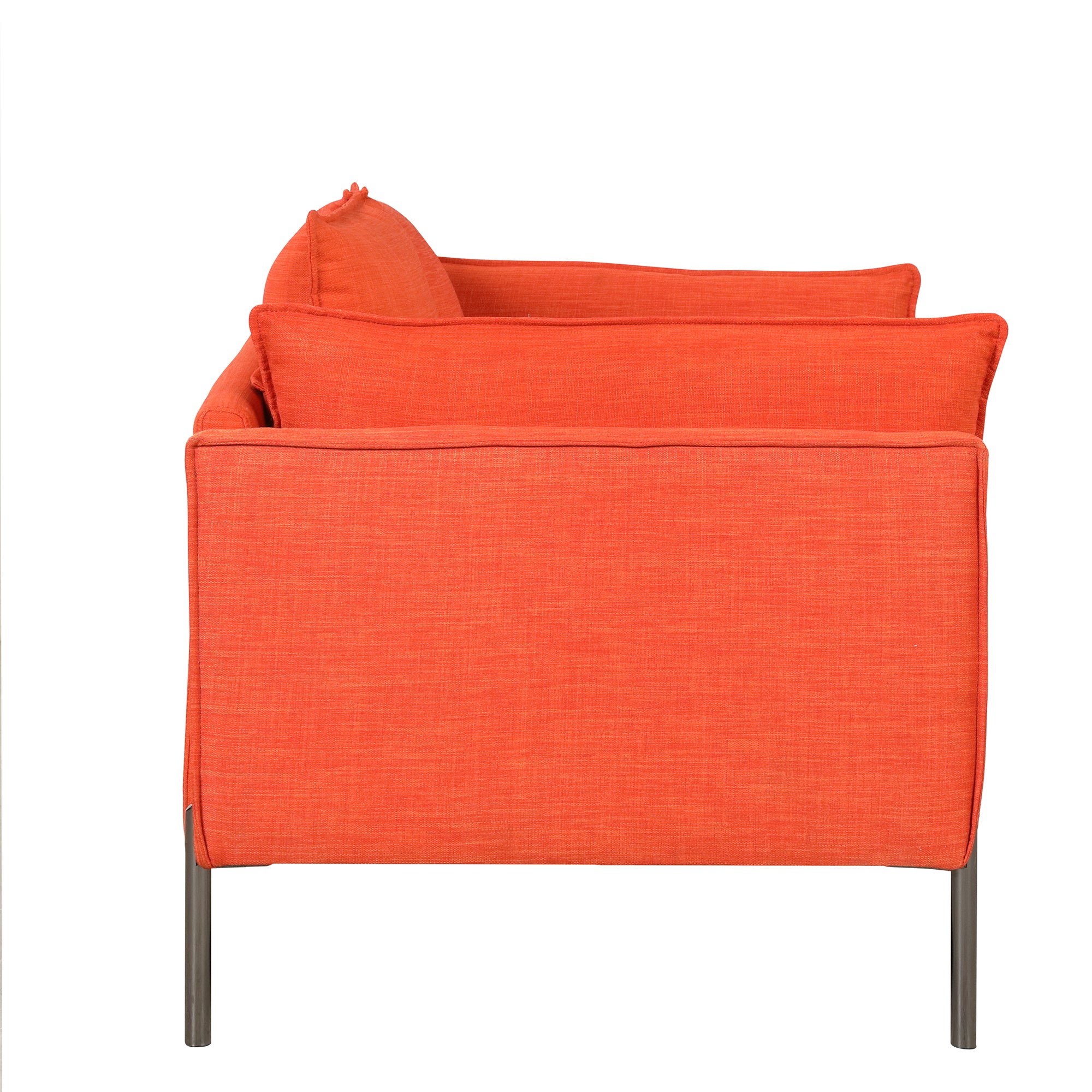Linen Fabric Loveseat Couch W830297