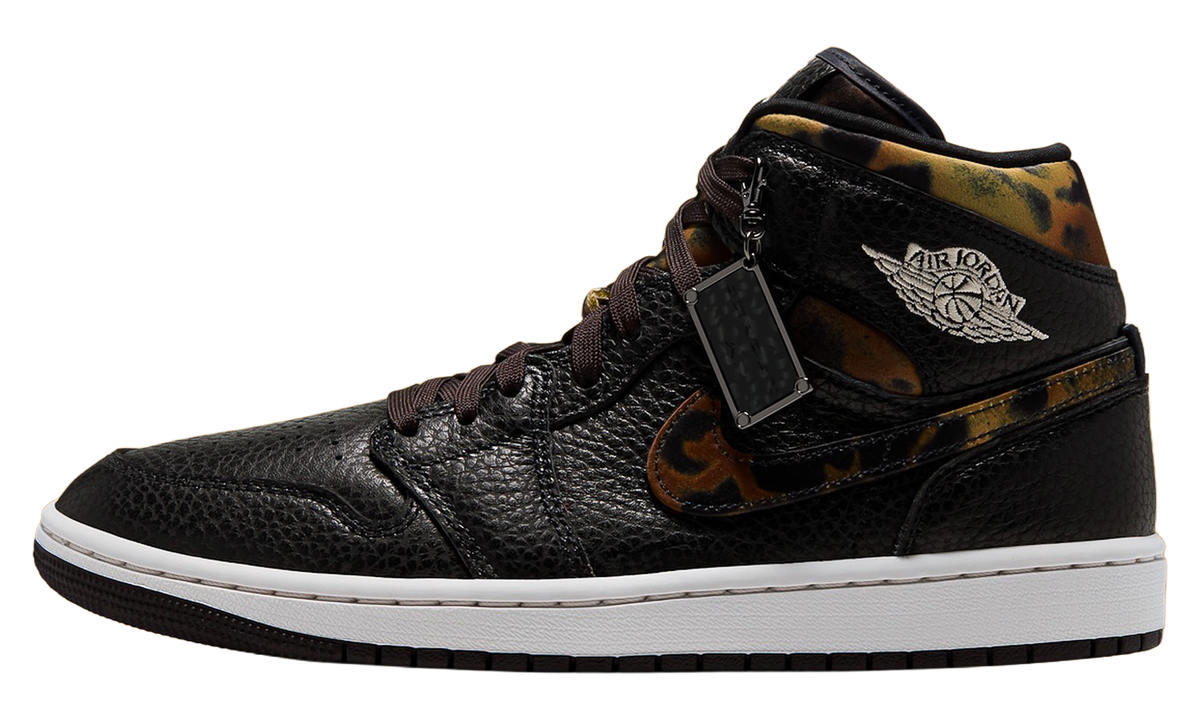 Air Jordan Wmns 1 Mid SE "Black Velvet Brown" IQ5161 001