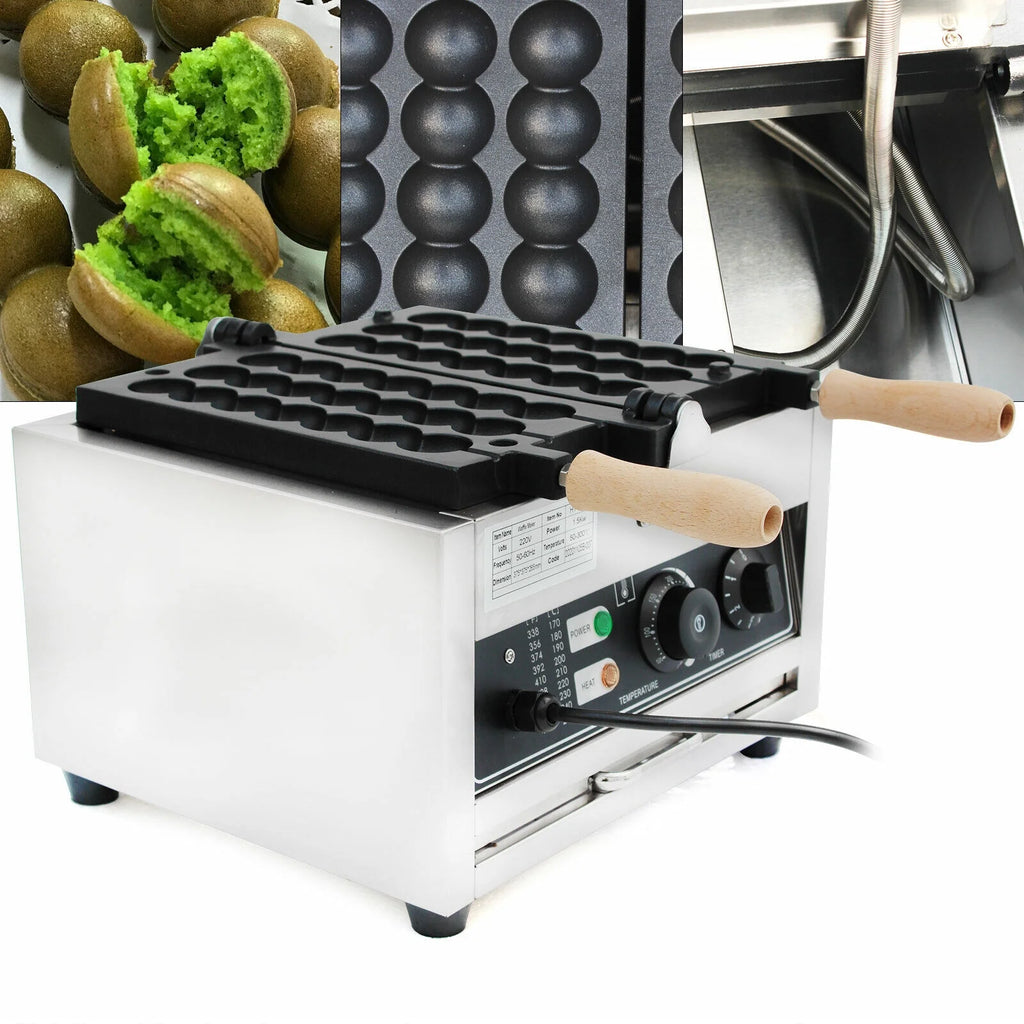 1500W Stainless Steel Non-stick Bubble Waffle Maker E9822