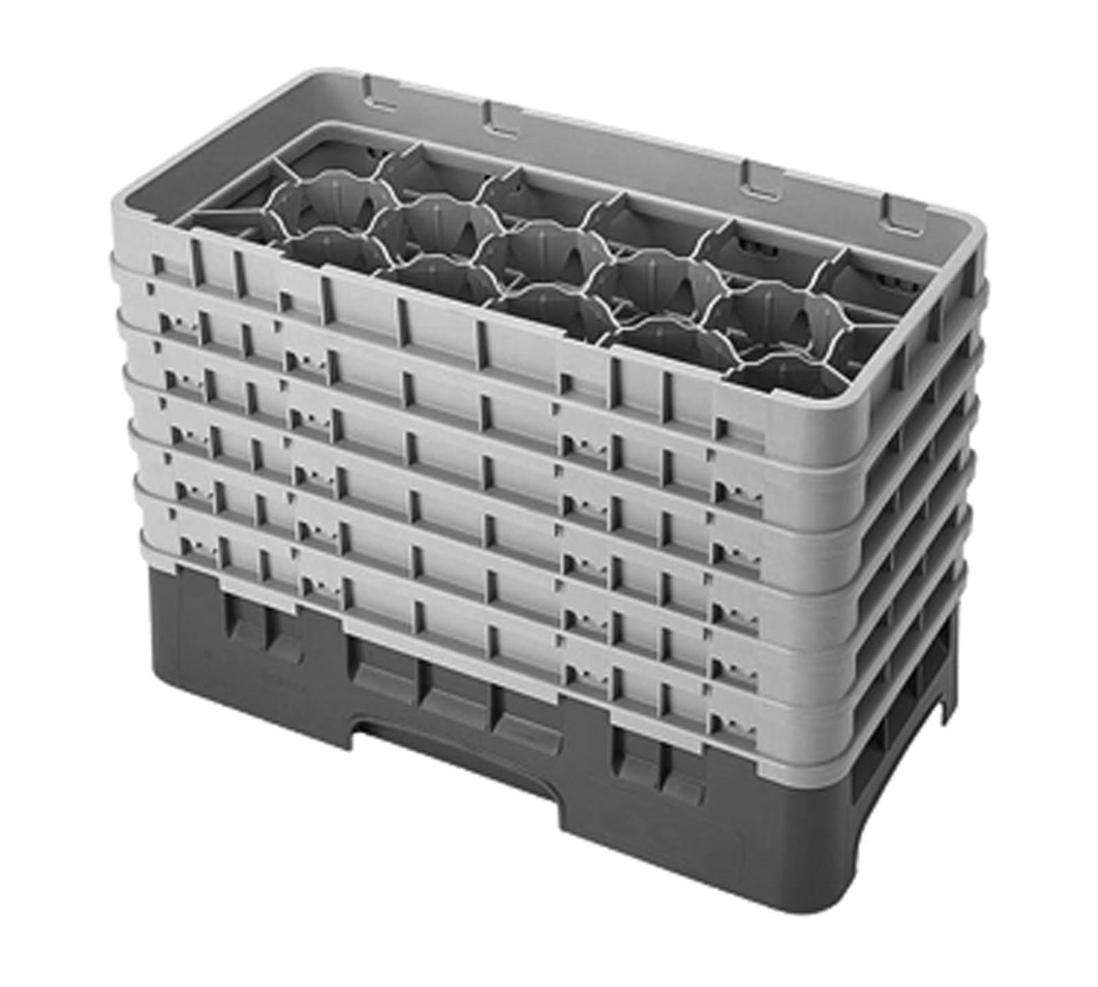 Glass Rack - 17 Compartments - 6 Extenders F8788