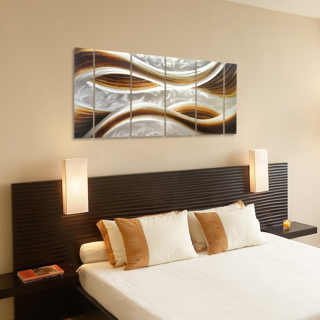 3D Metal Wall Art 6-Panels 24 x 65 O53370