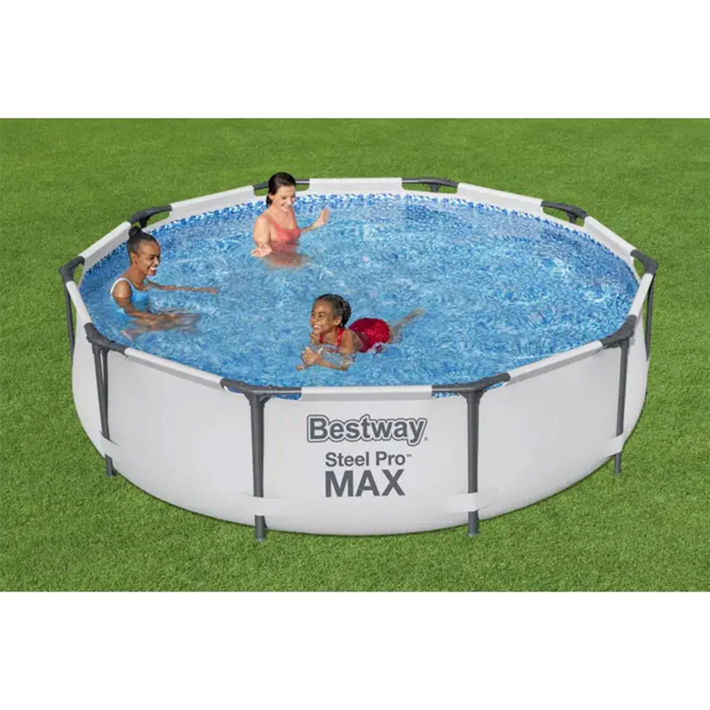 10'x30" Above Ground Metal Frame Swimming Pool with Pump J112