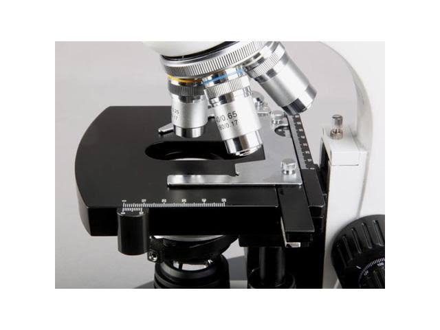 LED Binocular Biological Compound Microscope 40X-1600X V198