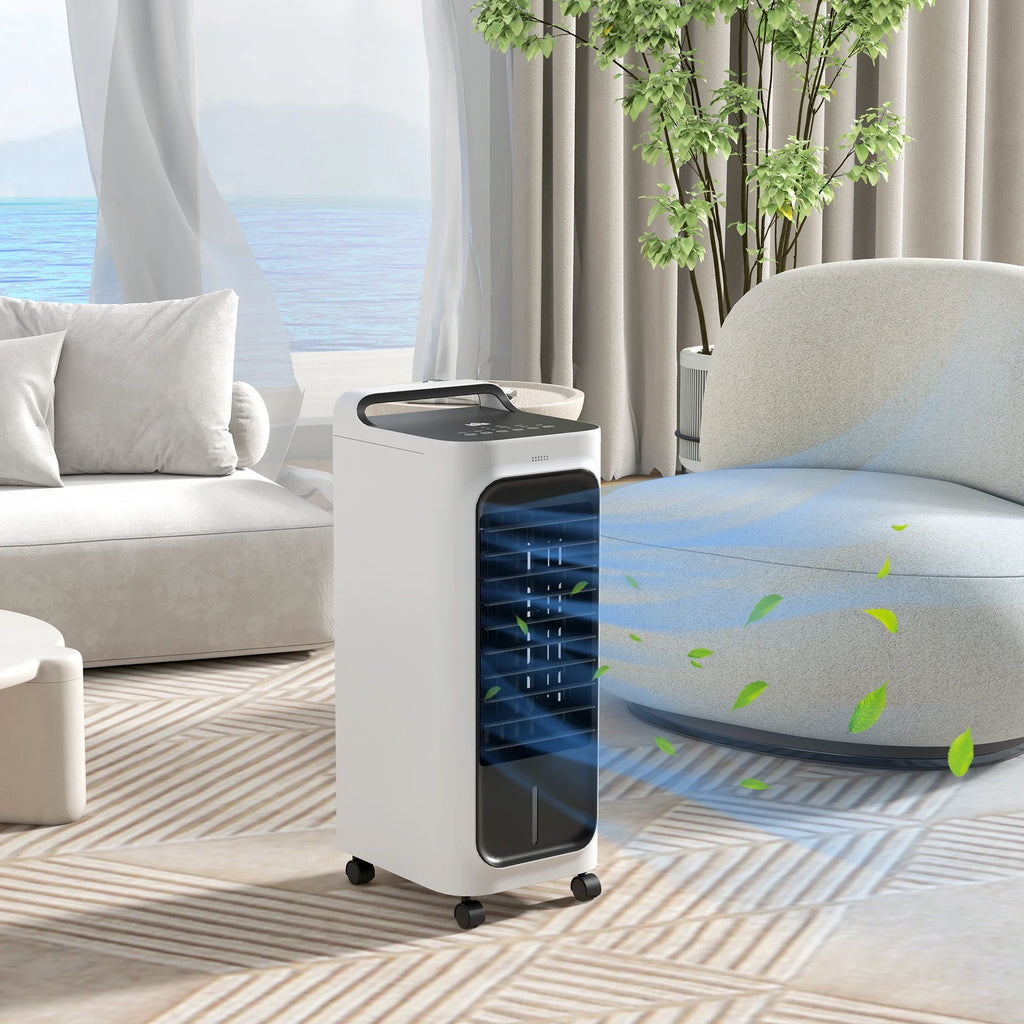 Oscillating Air Cooler with Remote, 7H Timer, LED Display X910563