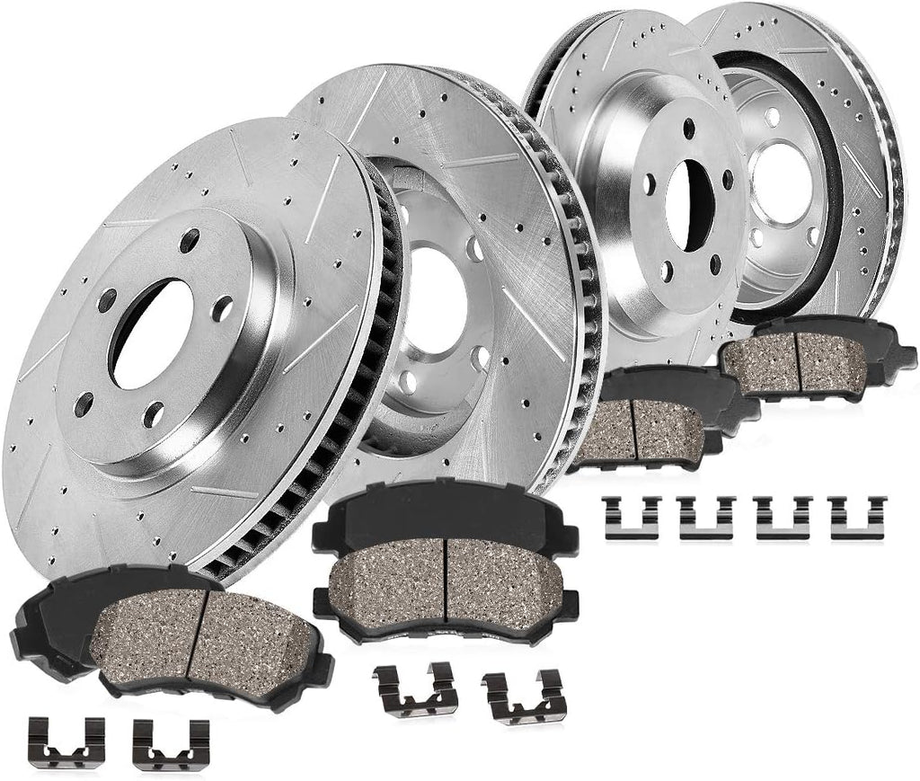 Brake Rotors and Brake Pads with Clips M83320