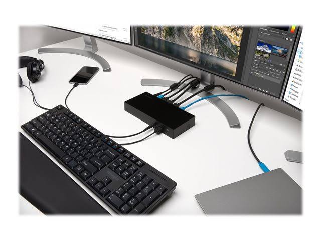 Universal USB-C 10Gbps Video Docking Station with 60W PD N721344