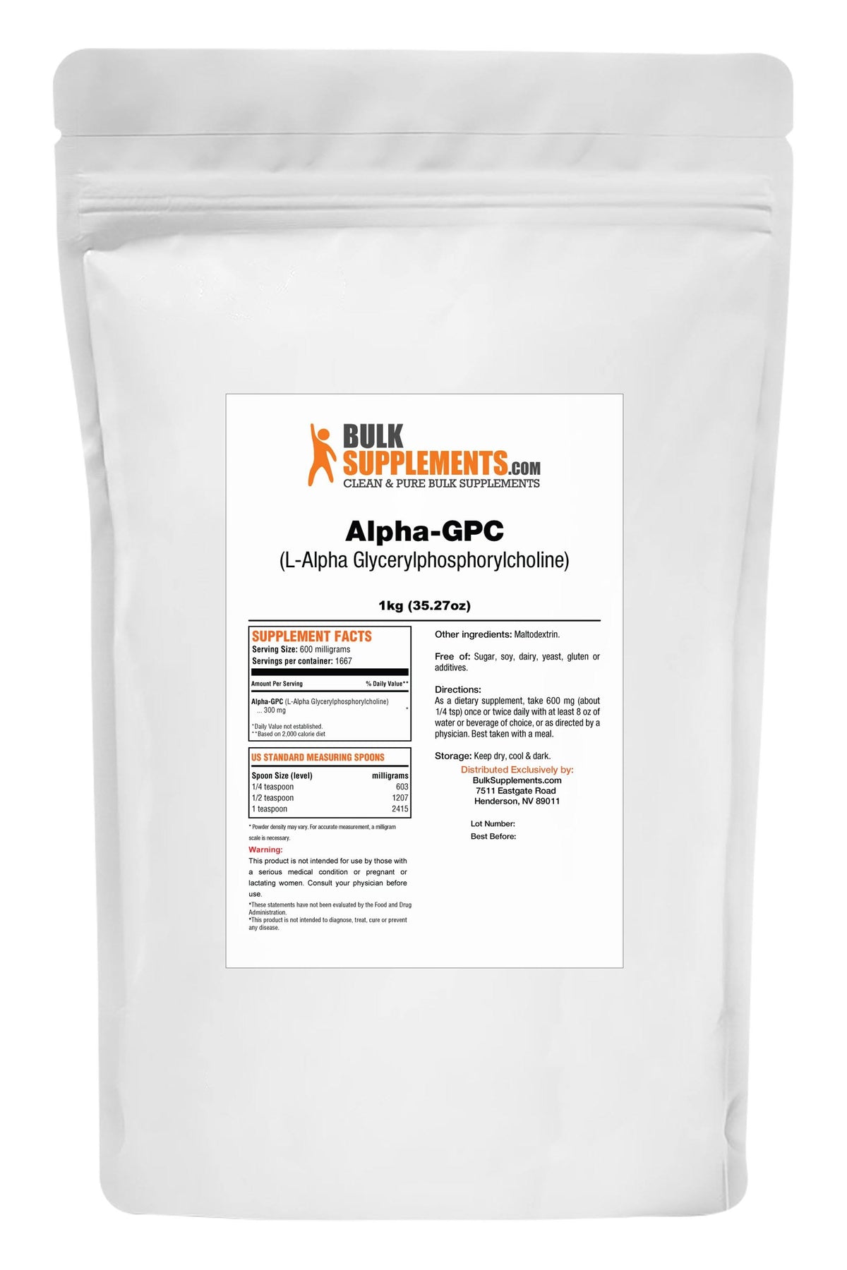 5kg Alpha-GPC K79344