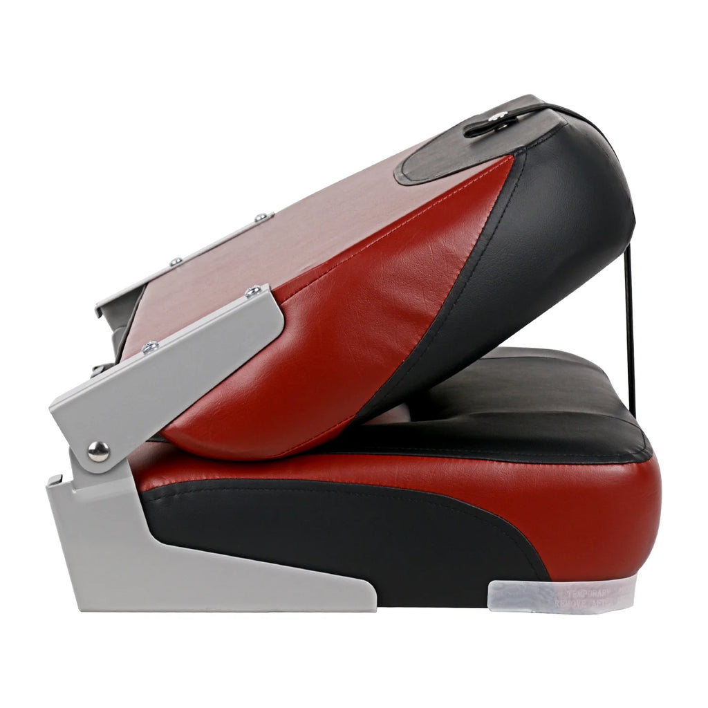 Black/Red Folding Fishing Boat Seat, Set of 2 I601