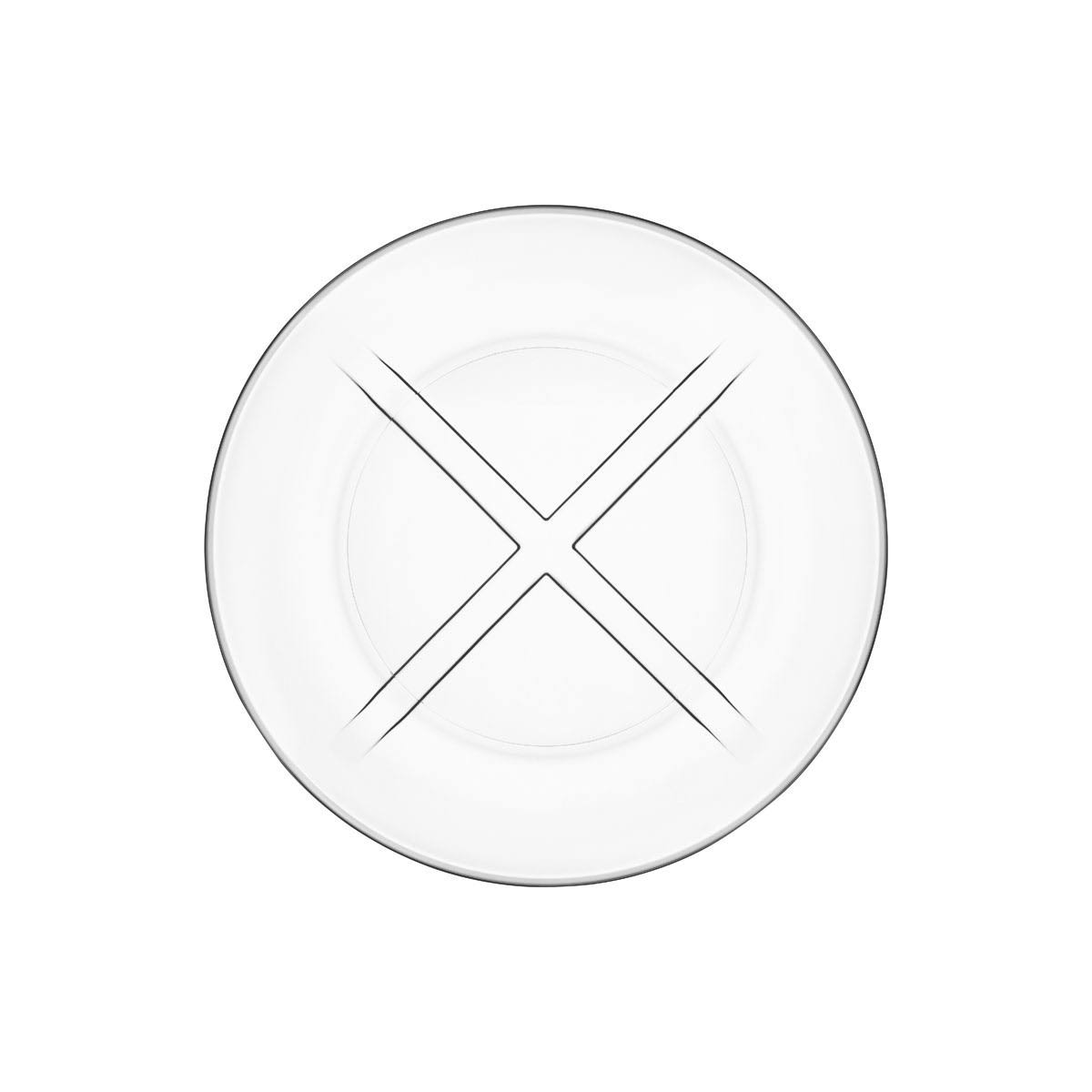 Clear Salad Plate, Set of Four A9385