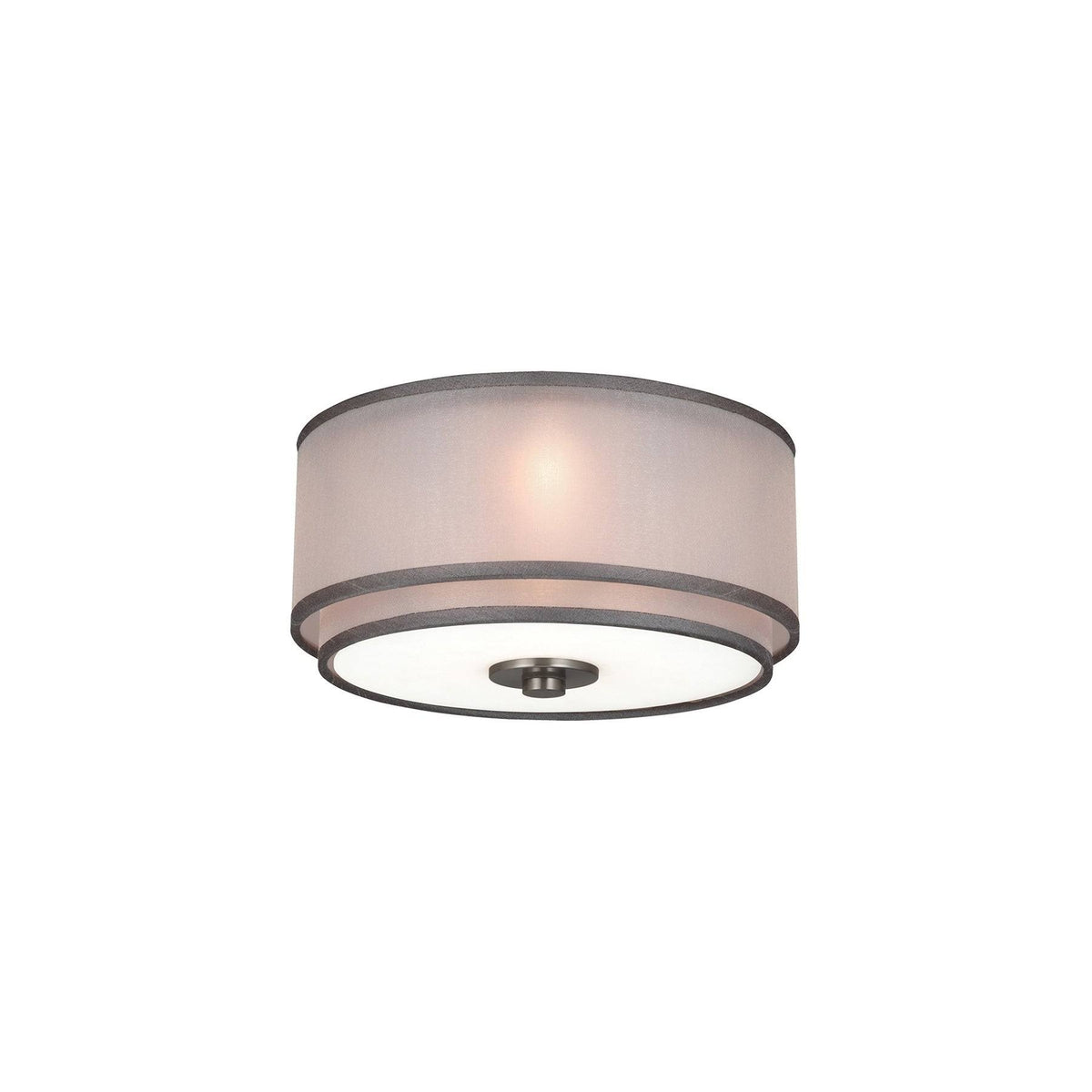 3-Light Brushed Steel Halogen Ceiling Fan Light Kit J3939