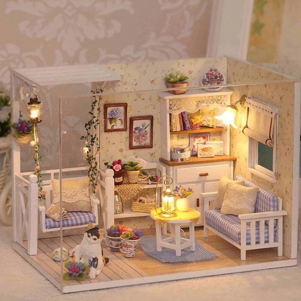 Mini DIY House Building Model Toy F555