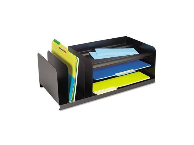 Black Steel Letter Sorter, 11 Compartments X58678